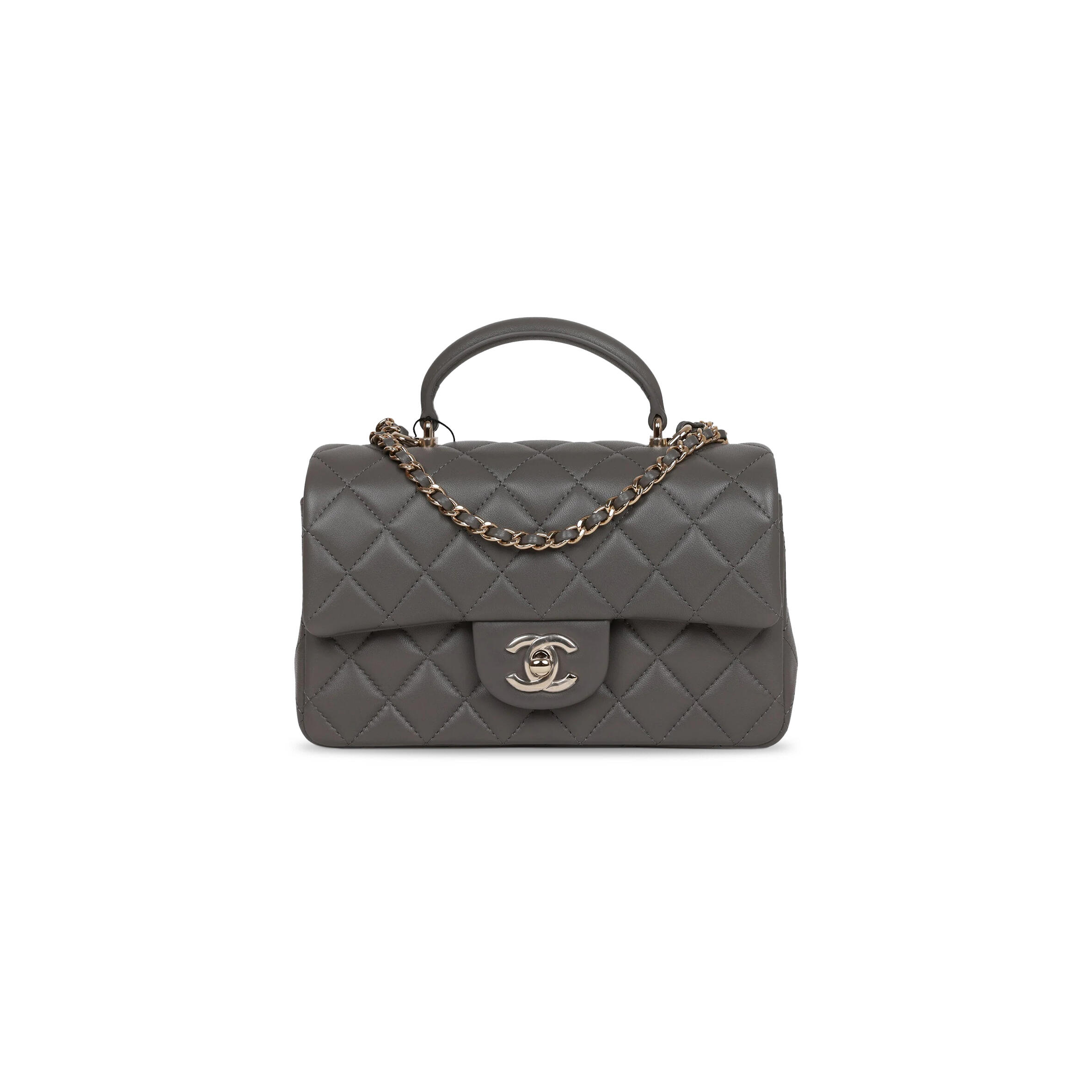 CHANEL MINI FLAP BAG WITH TOP HANDLE 1402157 (22*15*8cm)